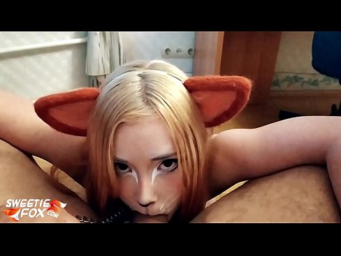 ❤️ Kitsune आफ्नो मुखमा डिक र कम निल्यो ☑  सेक्स  ﹏